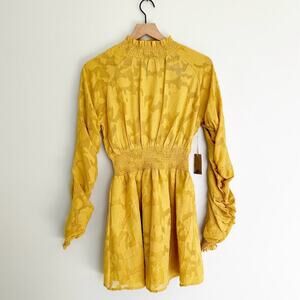 Forever 21 Gold Mock Turtleneck Dress